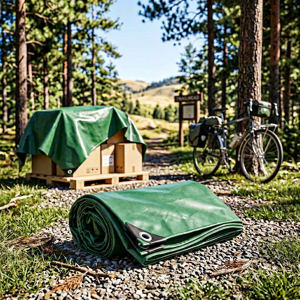 PVC Tarps Didelio našumo vandeniui atsparus dilimui atsparus brezentas