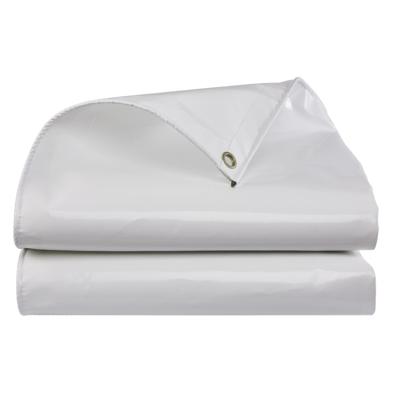 Baltas brezento lakštas PVC brezentas